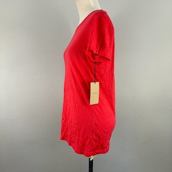 NWT HALOGEN Fuchsia Pink Crew‎ Neck Tee (M) - Picture 3 of 6